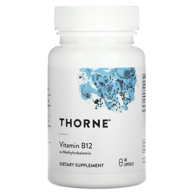 Thorne, Vitamin B12 als Methylcocobalamin, 60 Kapseln