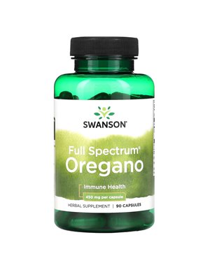 Swanson, Full Spectrum Oregano, 450mg, 90 Capsules Swanson, Full Spectrum Oregano, 450mg, 90 Capsules