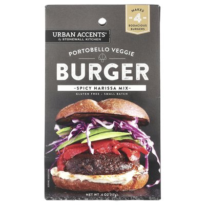 Urban Access, Portobello Veggie Burger, Pica Harissa Mix, 0.6 oz (17 g) Urban Access, Portobello Veggie Burger, Pica Harissa Mix, 0.6 oz (17 g)