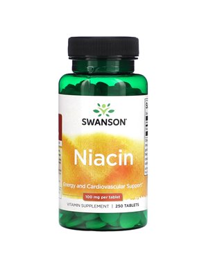Swanson, Niacin, 100mg, 250 tablets