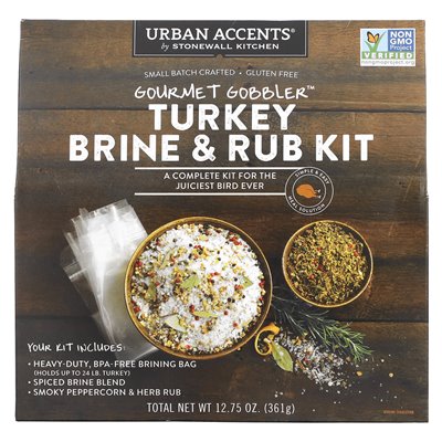 Urban Access, Gourmet Gobbler, Turkey Brine & Rub Kit, 12.75 oz (361 g)
