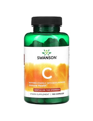 Swanson, Wyważona Witamina C z Bioflawonoidami, 100 Kapsułek Swanson, Wyważona Witamina C z Bioflawonoidami, 100 Kapsułek