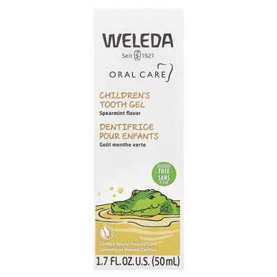 Weleda, Żel do Zębów Dla Dzieci, Mięta, 1,7 fl oz (50 ml)