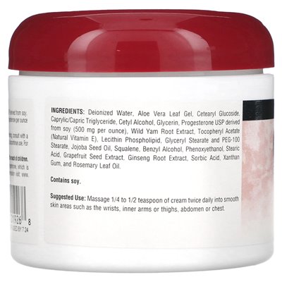 Źródło Naturals, krem ​​progesteronowy, 4 uncje (113,4 g)