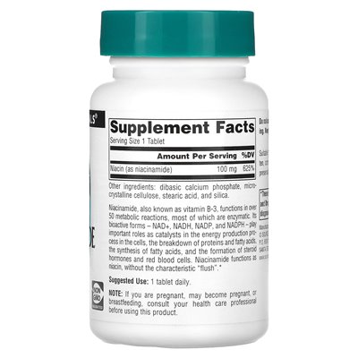 Źródło Naturals, niacynamid B-3, 100 mg, 250 tabletek