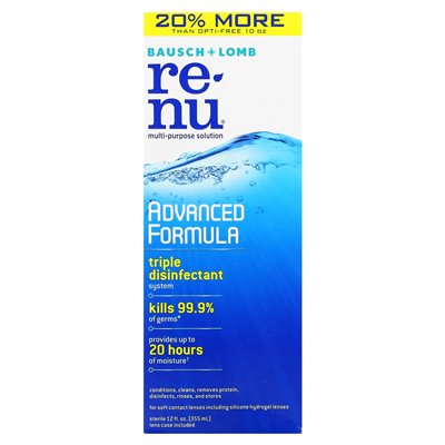 Renu, rozwiązanie wielofunkcyjne, wzór zaawansowany, 12 fl Oz (355 ml) Renu, rozwiązanie wielofunkcyjne, wzór zaawansowany, 12 fl Oz (355 ml)