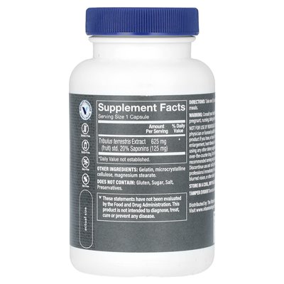 The Vitamin Shoppe, ekstrakt z Tribulus Tribulus, 625 mg, 100 kapsułek