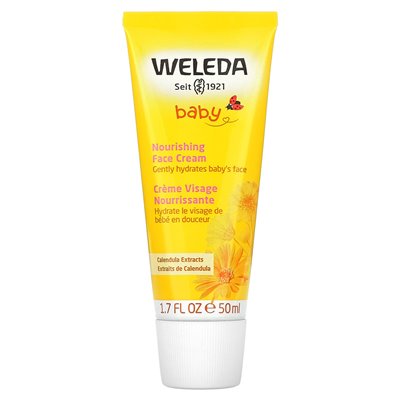 Weleda, dziecko, odżywczy krem do twarzy, ekstrakty z kalendarza, 1,7 fl oz (50 ml) Weleda, dziecko, odżywczy krem do twarzy, ekstrakty z kalendarza, 1,7 fl oz (50 ml)