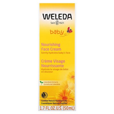 Weleda, dziecko, odżywczy krem do twarzy, ekstrakty z kalendarza, 1,7 fl oz (50 ml) Weleda, dziecko, odżywczy krem do twarzy, ekstrakty z kalendarza, 1,7 fl oz (50 ml)