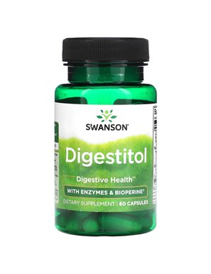 Swanson, Digestitol mit Enzymen und Bioperine, 60 Kapseln
