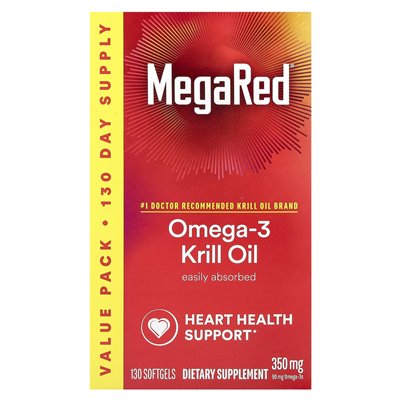 Schiff, Megared, Superior Omega-3 Krill Oil, 350 mg, 130 miękkich