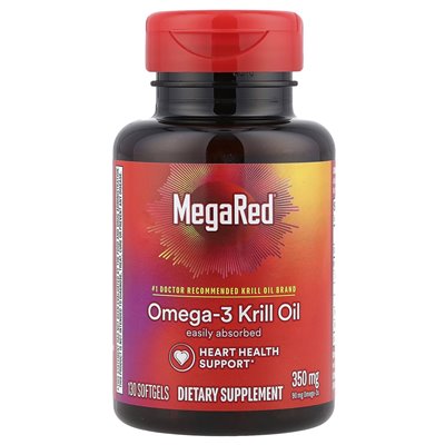 Schiff, Megared, Superior Omega-3 Krill Oil, 350 mg, 130 weiche