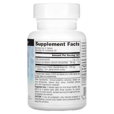 Source Naturals, Schwedischer Blütenpollen, 90 Tabletten