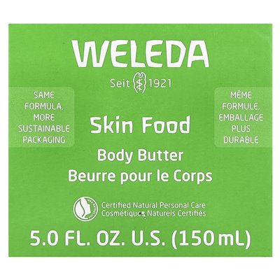 Weleda, pokarm skóry, masło do ciała, 5 fl oz (150 ml)