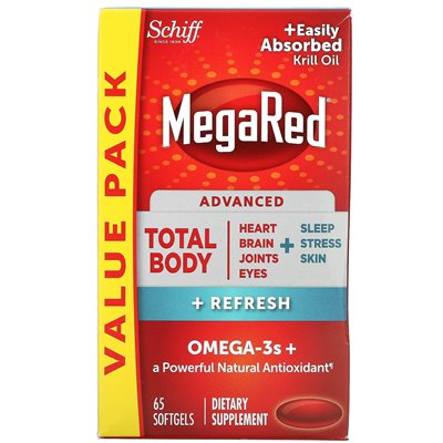 Schiff, Megared, Advanced Total Body + Refresh, 65 Kapseln