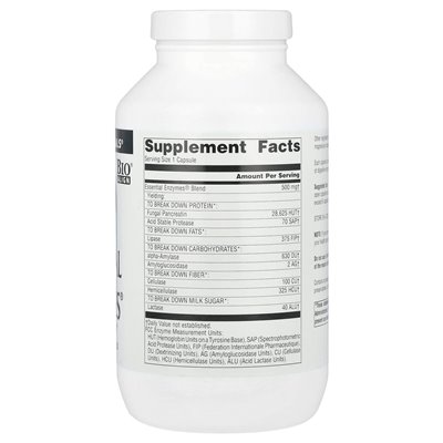 Source Naturals, Codzienne Niezbędne Enzymy, Pomoc Trawienia, 500 mg, 360 Kapsułek Source Naturals, Codzienne Niezbędne Enzymy, Pomoc Trawienia, 500 mg, 360 Kapsułek