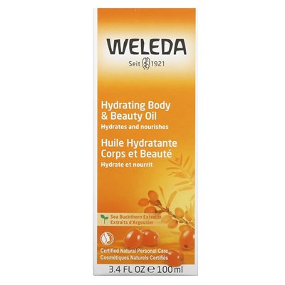 Weleda, Hydrating Body & Beauty Oil, ekstrakty z łzła morskiego, 3,4 fl oz (100 ml) Weleda, Hydrating Body & Beauty Oil, ekstrakty z łzła morskiego, 3,4 fl oz (100 ml)