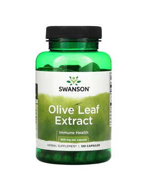 Swanson, Olive Leaf Extract, 500mg, 120 Capsules Swanson, Olive Leaf Extract, 500mg, 120 Capsules
