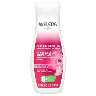 Weleda, rozpieszczający balsam do ciała, ekstrakty z dzikiej róży, 6,8 fl oz (200 ml)