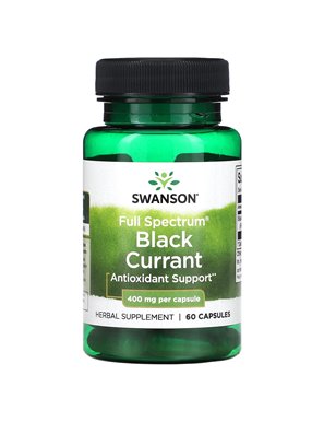 Swanson, Vollspektrum-Blaubeeren, 400 mg, 60 Kapseln
