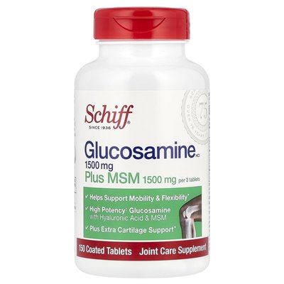 Schiff, Glucosamin plus MSM, 150 beschichtete Tabletten