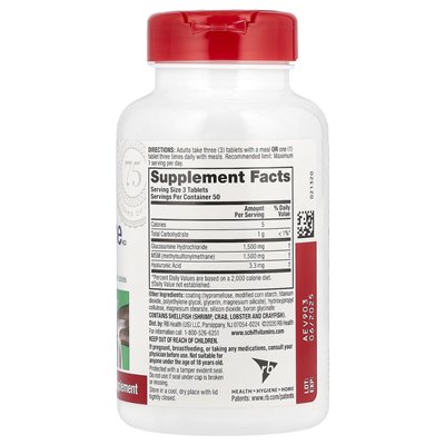 Schiff, Glucosamin plus MSM, 150 beschichtete Tabletten