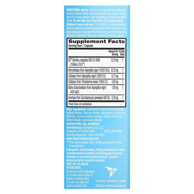 Schiff, przewaga trawienna, codzienne probiotyki + obrona gazowa, 32 kapsułki