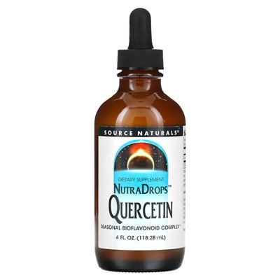 Source Naturals, Nutradrops Quercetin, 4 Fl Oz (118.28 ml)
