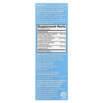 Schiff, Digestive Advantage®, Daily Probiotics + Intensywne wsparcie jelit, 96 kapsułek Schiff, Digestive Advantage®, Daily Probiotics + Intensywne wsparcie jelit, 96 kapsułek