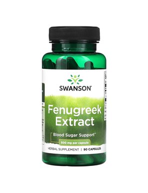 Swanson, Bockshornklee-Kräuterextrakt, 500 mg, 90 Kapseln