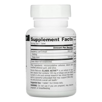Source Naturals, Ellagic Active, 300 mg, 60 Tabletten