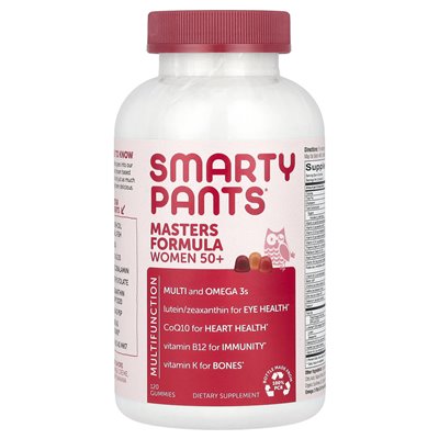 SmartYpants, Masters Formula Women 50+, Blorowa, orange cream and strawberry banana, 120 gumzy