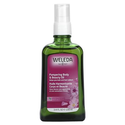 Weleda, Luksusowy Olej do Ciała i Urody, Ekstrakt z Dzikiej Róży, 3.4 uncji (100 ml) Weleda, Luksusowy Olej do Ciała i Urody, Ekstrakt z Dzikiej Róży, 3.4 uncji (100 ml)