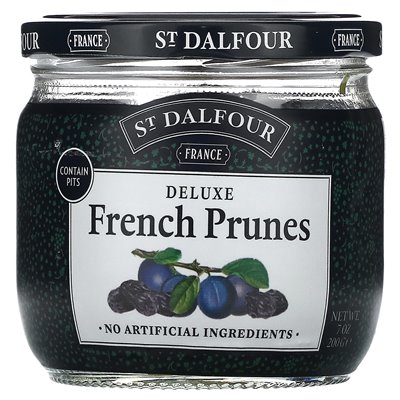 St. Dalfour, Französische Pflaumen Deluxe, 7 oz (200 g)