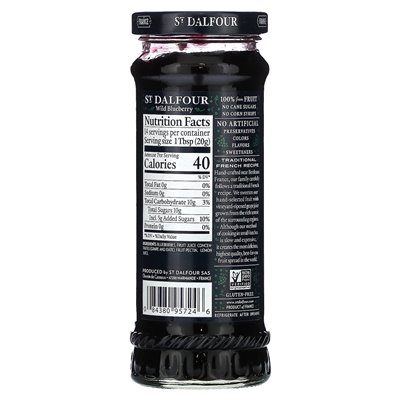 St. Dalfour, Berry Fruit Spread, 10 oz (284 g)