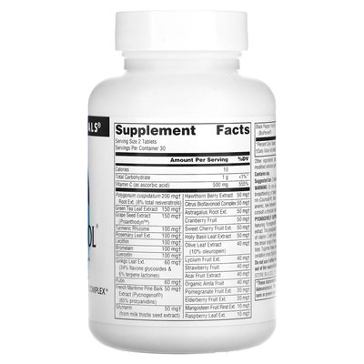 Source Naturals, Pycnogenol Supreme, 60 Tabletten
