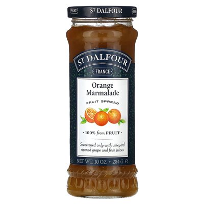St. Dalfour, Orangenmarmelade mit Fruchtgeschmack, 10 oz (284 g)