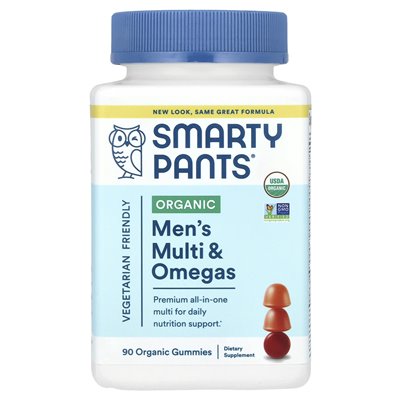 SmartyPants, Organiczne, Formuła dla Mężczyzn, Malina, Pomarańcza i Wiśnia, 90 Wegetariańskich Gumiaków SmartyPants, Organiczne, Formuła dla Mężczyzn, Malina, Pomarańcza i Wiśnia, 90 Wegetariańskich Gumiaków