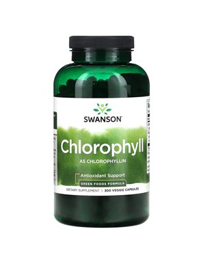 Swanson, Chlorophyll, 300 vegetarische Kapseln Swanson, Chlorophyll, 300 vegetarische Kapseln