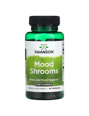 Swanson, Mushrooms for Mood, 60 Capsules Swanson, Mushrooms for Mood, 60 Capsules