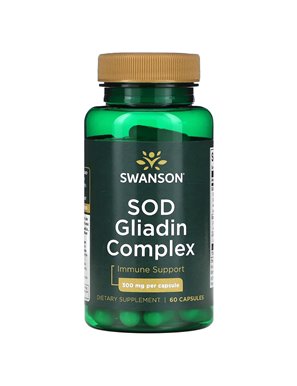 Swanson, Gliadin SOD Complex, 300mg, 60 Capsules Swanson, Gliadin SOD Complex, 300mg, 60 Capsules