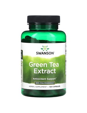 Swanson, Grüntee-Extrakt, 120 Kapseln
