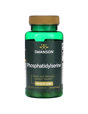 Swanson, Fosfatydyloseryna, 100 mg, 90 Softgeli
