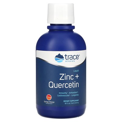 Trace, flüssiges Zink + Quercetin, Orange-Mango, 16 fl.Oz. (473 ml)