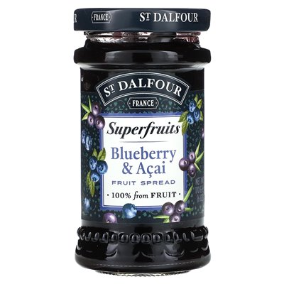 St. Dalfour, Superfruits, Fruit Creat, Blueberry &amp Acai, 6 uncji (170 g)