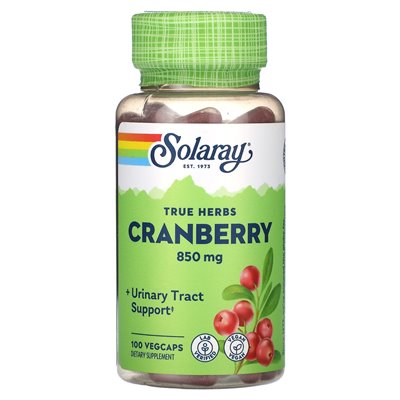 Solaray, prawdziwe zioła, żurawina, 850 mg, 100 Vegcaps (425 mg na kapsułkę) Solaray, prawdziwe zioła, żurawina, 850 mg, 100 Vegcaps (425 mg na kapsułkę)