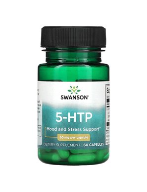 Swanson, 5-HTP, 50mg, 60 Capsules Swanson, 5-HTP, 50mg, 60 Capsules
