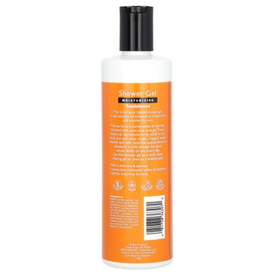 Shikai, nawilżający żel prysznicowy, drzewo sandałowe, 12 flory (355 ml)