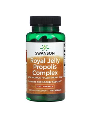 Swanson, Propolis-Essbarer Komplex, 60 Kapseln