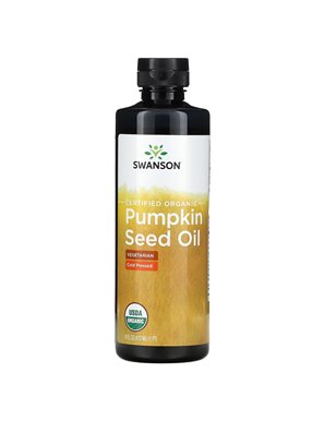 Swanson, Certified Organic Pumpkin Seed Oil, 16 fl oz (473 ml) Swanson, Certified Organic Pumpkin Seed Oil, 16 fl oz (473 ml)